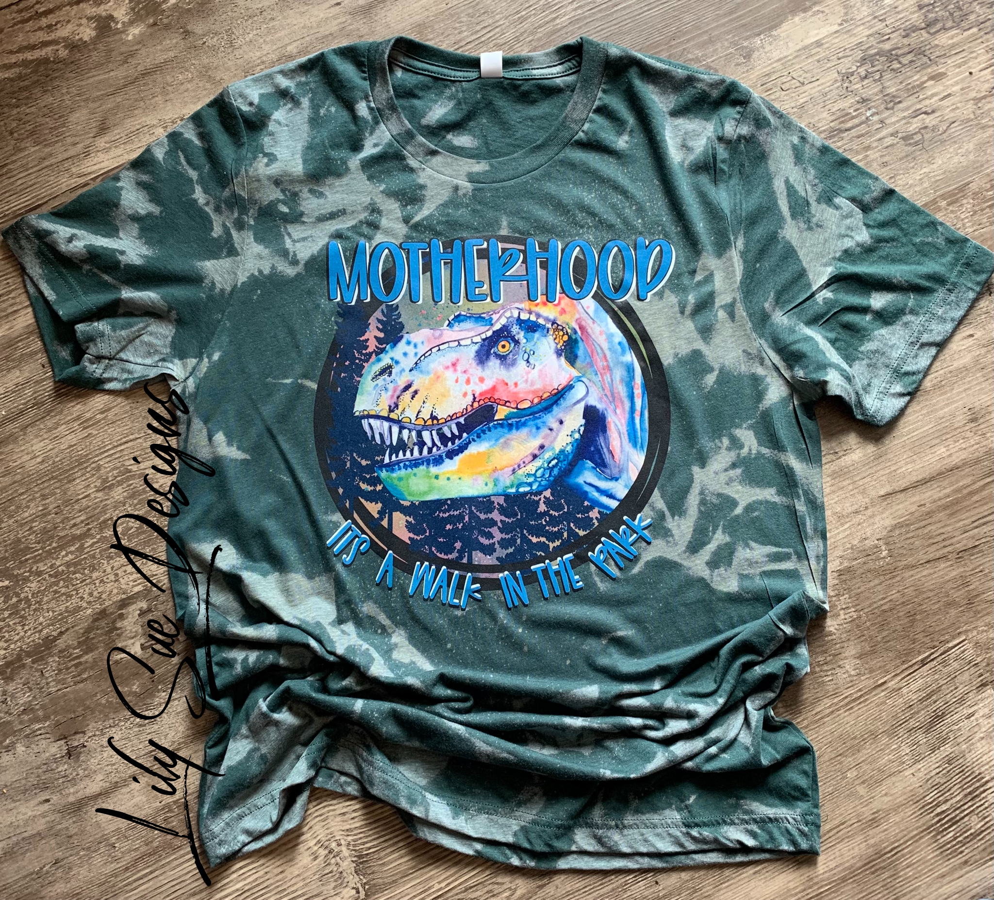 Mother hood walk in the park bleached tee