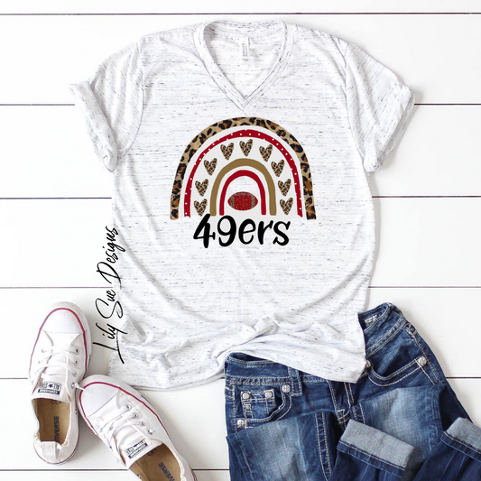 Team Spirit Rainbow Adult Tee