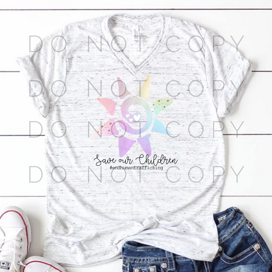 Save our children Adult Tee