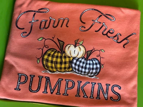 Farm Fresh Pumpkins Adult Long Sleeve
