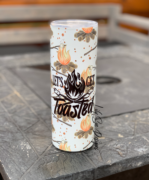 Let's get toasted Glow in the Dark 20oz Tumbler