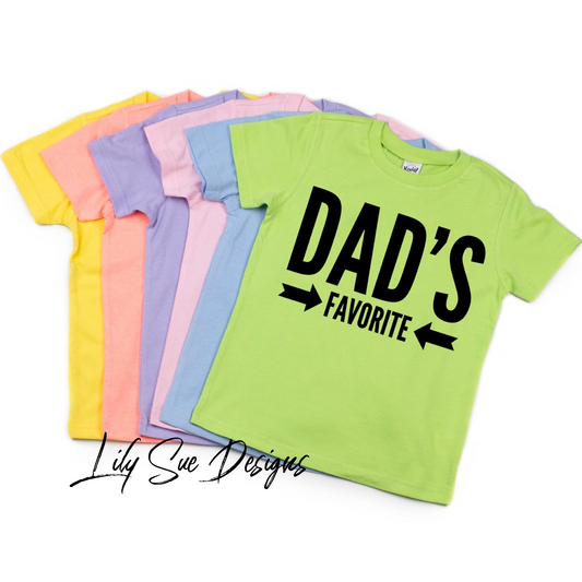 Dad's Favorite Colored Tees