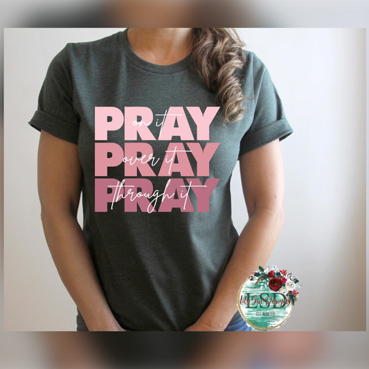 Pray adult tee