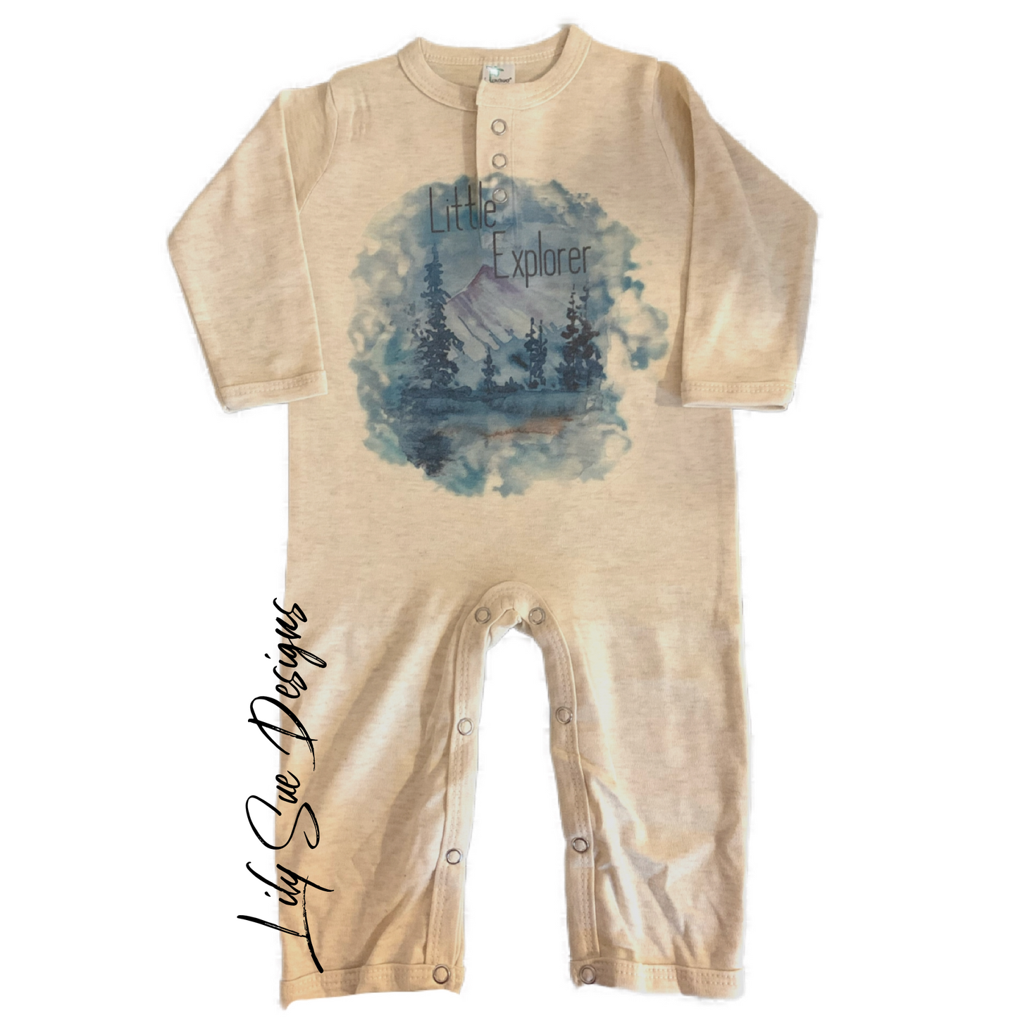 Little Explorer Henley Romper