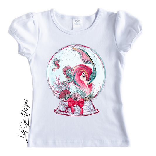 Christmas Mermaids Short Sleeve Tees