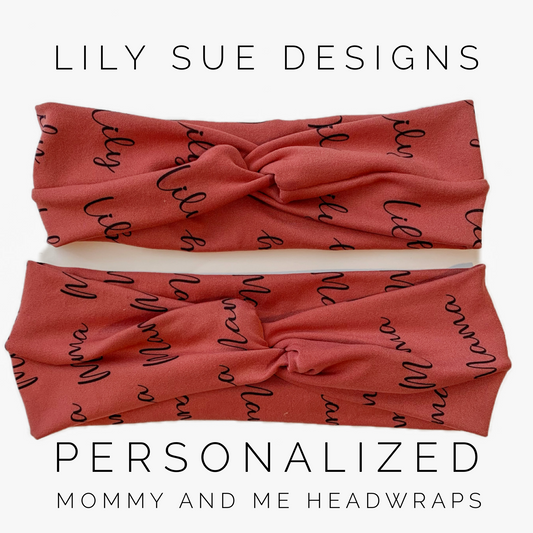 Custom twisted headwrap