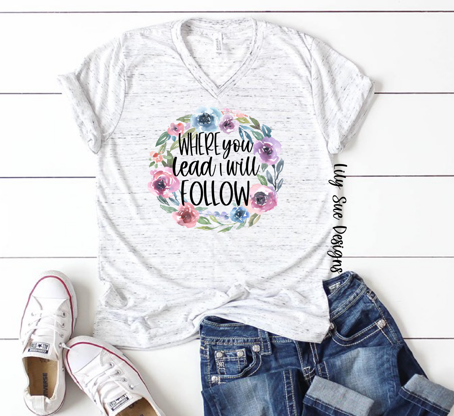 Where you lead Adult Tee