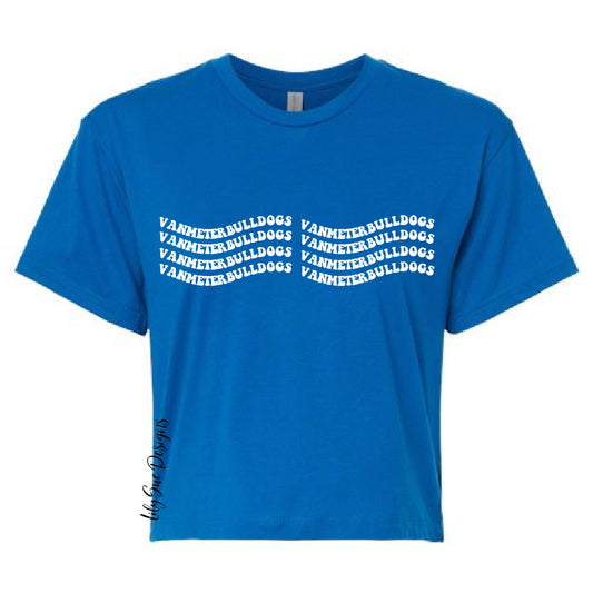 Crop top Van Meter Bulldogs Tshirt
