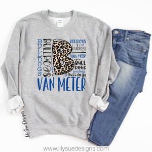 Van Meter Typography Sweatshirt
